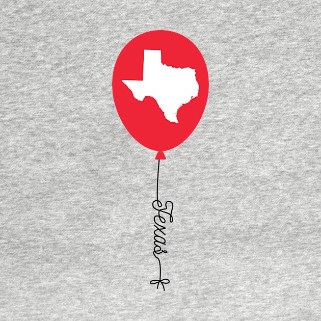 Texas State Balloon by InspiredQuotes